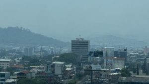 Tegucigalpa humo bruma