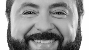 Luis Redondo close up ByN