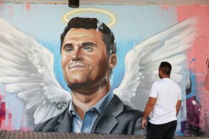 Israeli mural honors slain US conservative activist Charlie Kirk in Ashdod