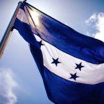 Bandera Honduras sombra
