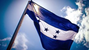 Bandera Honduras sombra