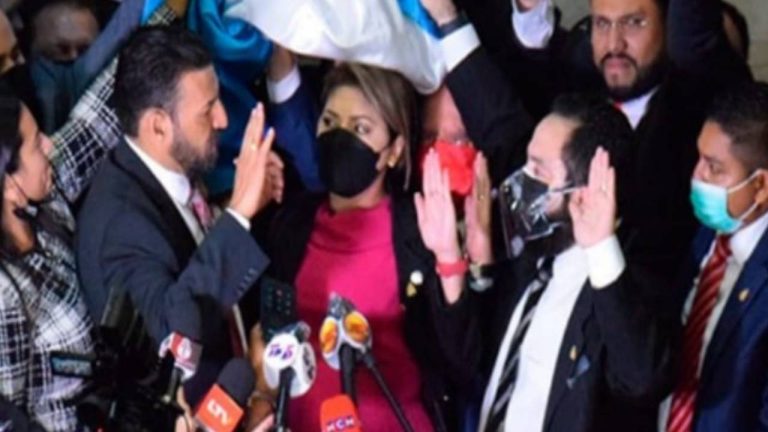 Rasel Tome juramentacion Luis Redondo