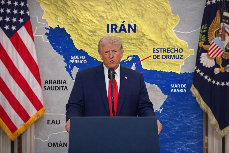 Trump amenza sobre Estrecho de Ormuz