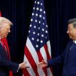 U.S. President Donald Trump meets with Chinese President Xi Jinping on the sidelines of the APEC summit, in Busan