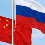 Banderas Rusia China